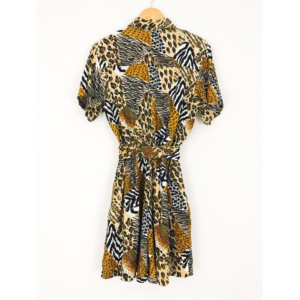 Vintage 💫 Mixed Animal Print Romper - Picture 12 of 14